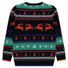 GX457: Kids Playstation Knitted Christmas Jumper (8-9 Years)